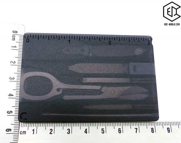 VICTORINOX® : SwissCard Classic schwarz transparent